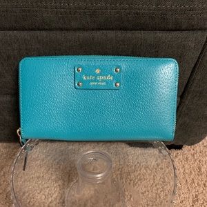 Kate spade teal wallet